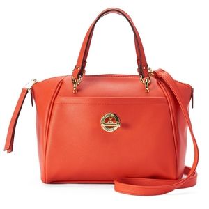Juicy Couture Treasure Satchel in Tangerine Used